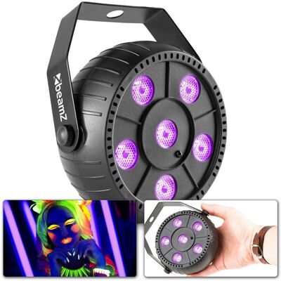 BeamZ PLP14 Bateriový Party Par 6 × 1 W UV BeamZ PLP14 Bateriový Party Par 6 × 1 W UV