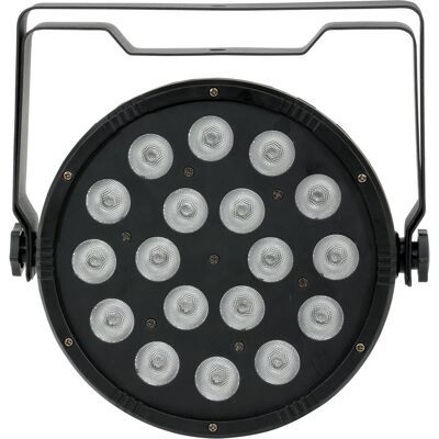 QTX PAR100 Výkonný PAR 3v1, 18x 1,5W RGB LED QTX PAR100 Výkonný PAR 3v1, 18x 1,5W RGB LED