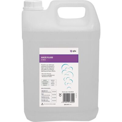 QTX náplň Eco HAZE do výrobníků mlhy, 5L QTX náplň Eco HAZE do výrobníků mlhy, 5L