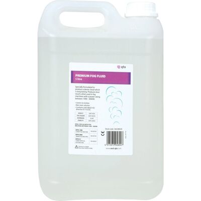 QTX náplň Premium do výrobníku mlhy, 5L QTX náplň Premium do výrobníku mlhy, 5L