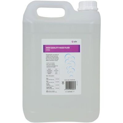 QTX náplň do výrobníku mlhy, Haze Fluid, 5L QTX náplň do výrobníku mlhy, Haze Fluid, 5L