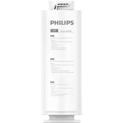 Philips náhradní filtr AUT706, mikrofiltrace, aktivní uhlí + polyfenylenová memb odstraní částice >1 Philips náhradní filtr AUT706, mikrofiltrace, aktivní uhlí + polyfenylenová memb odstraní částice >1