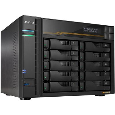 ASUSTOR AS6810T Gen3 Lockerstor 10 NAS - 10 šachet ASUSTOR AS6810T Gen3 Lockerstor 10 NAS - 10 šachet