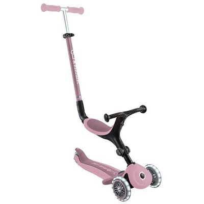 GLOBBER GO-UP ACTIVE LIGHTS ECO růžový 3-v-1 skútr GLOBBER GO-UP ACTIVE LIGHTS ECO růžový 3-v-1 skútr