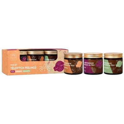 Pure HARMONY Mini set tělových peelingů 3 × 90 g Pure HARMONY Mini set tělových peelingů 3 × 90 g