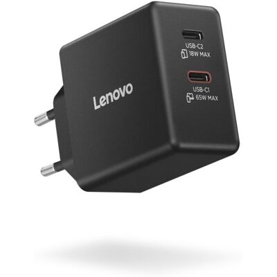 IBM Dual USB-C 65W GaN Charger Black IBM Dual USB-C 65W GaN Charger Black