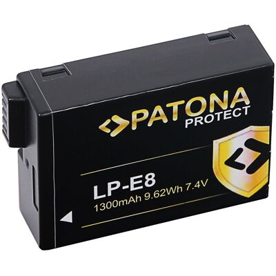 Baterie Canon LP-E8 - PATONA PROTECT 1300mAh pro DSLR EOS Baterie Canon LP-E8 - PATONA PROTECT 1300mAh pro DSLR EOS