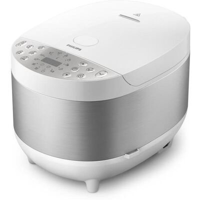 Philips HD4713/40 - Stříbrná, Bílá - Multicooker Philips HD4713/40 - Stříbrná, Bílá - Multicooker