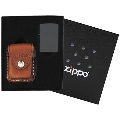 Zippo Dárková kazeta s hnědým pouzdrem Zippo Dárková kazeta s hnědým pouzdrem