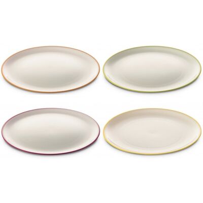 Omada Sanaliving DinnerPlate Set 4 ks, 24 × 1,5 cm Omada Sanaliving DinnerPlate Set 4 ks, 24 × 1,5 cm