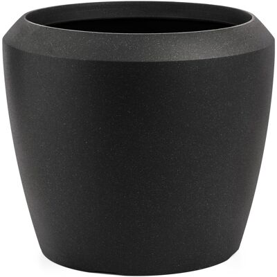 G21 Květináč Round Coal 33,5 × 33,5 × 30,5 cm G21 Květináč Round Coal 33,5 × 33,5 × 30,5 cm