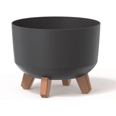PROSPERPLAST Květináč GRACIA STANDART, 29 x 29 x 22 cm, antracit PROSPERPLAST Květináč GRACIA STANDART, 29 x 29 x 22 cm, antracit