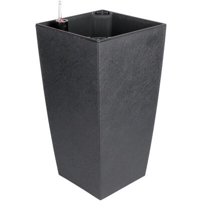 PLASTKON Delto Stone samozavlažovací 30 × 58 cm, antracitový, 1 ks PLASTKON Delto Stone samozavlažovací 30 × 58 cm, antracitový, 1 ks