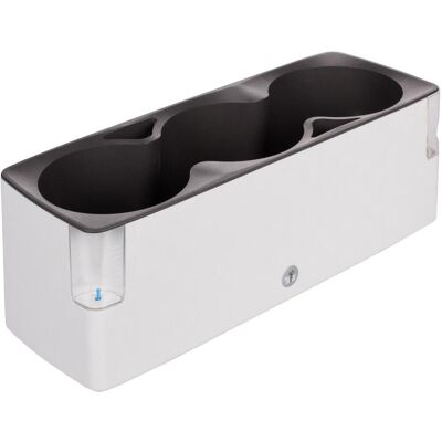 PLASTKON Truhlík samozavlažovací COBBLE TRIO, bílý PLASTKON Truhlík samozavlažovací COBBLE TRIO, bílý