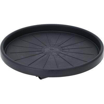 ProGarden, Podložka na kolečkách na květináč, černá barva, průměr 30 cm ProGarden, Podložka na kolečkách na květináč, černá barva, průměr 30 cm