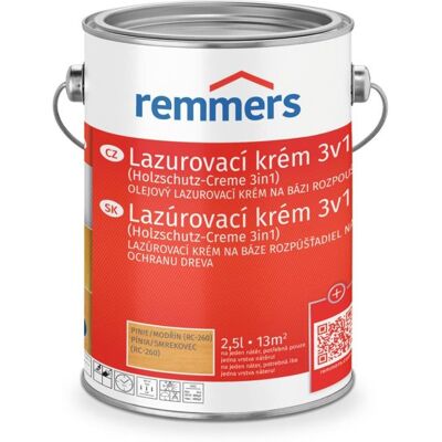 Remmers HK lazurovací krém 2,5 l Pinie-Larche / Pínie-Modřín Remmers HK lazurovací krém 2,5 l Pinie-Larche / Pínie-Modřín