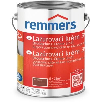 Remmers HK lazurovací krém 5 l Teak / Týk Remmers HK lazurovací krém 5 l Teak / Týk
