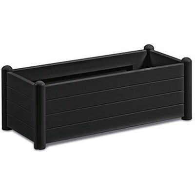 STEFANPLAST Vyvýšený záhon - dekorativní, antracit, 100 × 43 × 35 cm, 80 l STEFANPLAST Vyvýšený záhon - dekorativní, antracit, 100 × 43 × 35 cm, 80 l