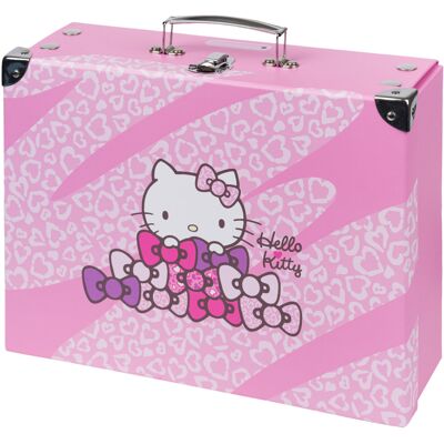 BAAGL Skládací školní kufřík Hello Kitty Sweet Leopard s kováním BAAGL Skládací školní kufřík Hello Kitty Sweet Leopard s kováním