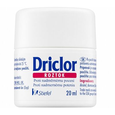 Driclor - Antiperspirant - Kontrola Potu - 20ml Driclor - Antiperspirant - Kontrola Potu - 20ml