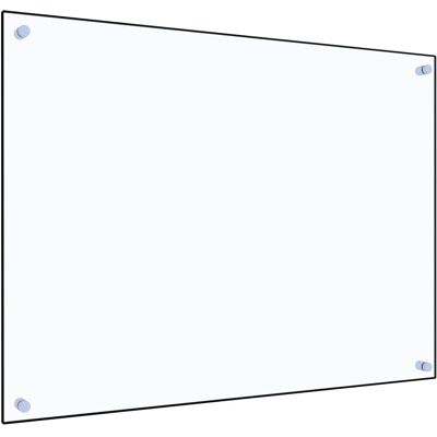 Shumee Kuchyňský panel průhledný 80 × 60 cm tvrzené sklo Shumee Kuchyňský panel průhledný 80 × 60 cm tvrzené sklo