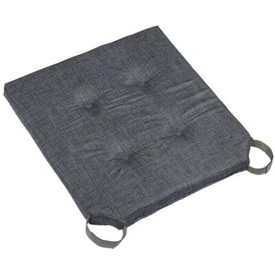Bellatex sedák Ulla 620/047, hladký, 40 × 40 cm, grafitový Bellatex sedák Ulla 620/047, hladký, 40 × 40 cm, grafitový