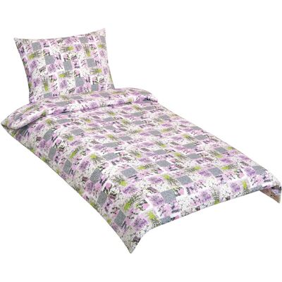 BELLATEX bavlněné povlečení 90/143, patchwork lila, 140 × 200, 70 × 90 BELLATEX bavlněné povlečení 90/143, patchwork lila, 140 × 200, 70 × 90