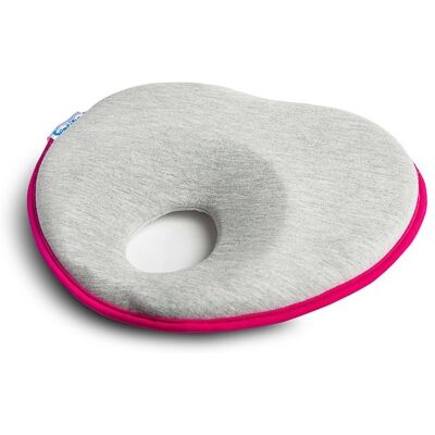 Sensillo Ergonomický, tvarující polštářek pro miminko šedý, růžový Sensillo Ergonomický, tvarující polštářek pro miminko šedý, růžový
