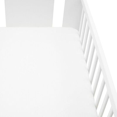 New Baby Jersey do postýlky 120 × 60 bílé New Baby Jersey do postýlky 120 × 60 bílé