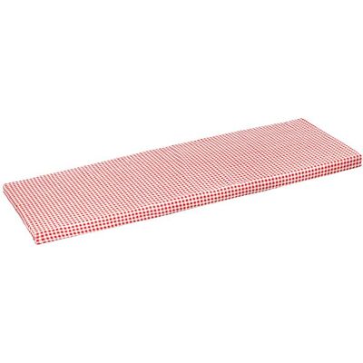 BELLATEX Sedák na lavici 34 / 609 hladký na zip 40 × 120 kostička červená BELLATEX Sedák na lavici 34 / 609 hladký na zip 40 × 120 kostička červená