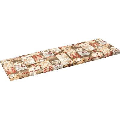 BELLATEX Sedák na lavici 34 / 560 hladký na zip 40 × 140 zrnková káva BELLATEX Sedák na lavici 34 / 560 hladký na zip 40 × 140 zrnková káva