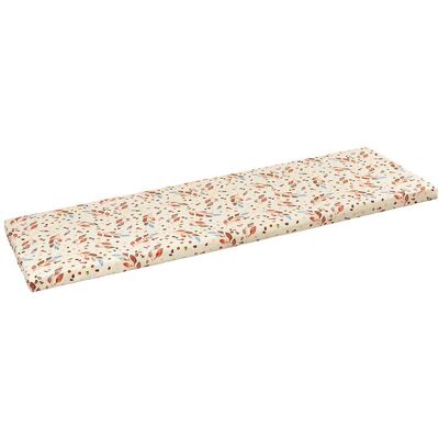 BELLATEX Sedák na lavici 34 / 607 hladký na zip 40 × 150 lístečky barevné BELLATEX Sedák na lavici 34 / 607 hladký na zip 40 × 150 lístečky barevné
