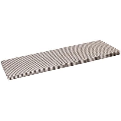 BELLATEX Sedák na lavici 34 / 608 hladký na zip 40 × 150 kostička hnědá BELLATEX Sedák na lavici 34 / 608 hladký na zip 40 × 150 kostička hnědá