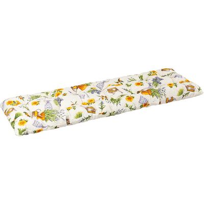 BELLATEX Sedák na lavici 41 / 561 prošívaný 40 × 150 levandule s konvičkou BELLATEX Sedák na lavici 41 / 561 prošívaný 40 × 150 levandule s konvičkou