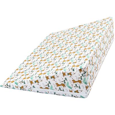 Bellatex Klínový podhlavník 2005/401 80 × 50 × 20 cm elastan - žirafky Bellatex Klínový podhlavník 2005/401 80 × 50 × 20 cm elastan - žirafky