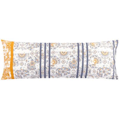 BELLATEX Povlak - náhradní manžel polštář 55 × 180 cm, retro oranžové BELLATEX Povlak - náhradní manžel polštář 55 × 180 cm, retro oranžové