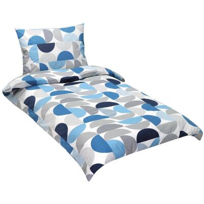 Bellatex bavlna 90/584 modrý půlkruh, 140 × 200, 70 × 90 Bellatex bavlna 90/584 modrý půlkruh, 140 × 200, 70 × 90