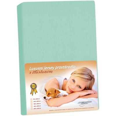 BELLATEX KL1 Jersey s elastanem 90 × 200 cm 327 tyrkysové BELLATEX KL1 Jersey s elastanem 90 × 200 cm 327 tyrkysové