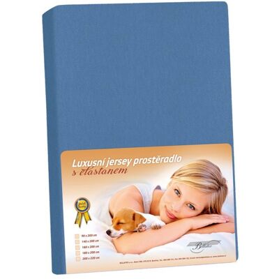 BELLATEX KL4 Jersey s elastanem 180 × 200 cm 326 tmavě modré BELLATEX KL4 Jersey s elastanem 180 × 200 cm 326 tmavě modré