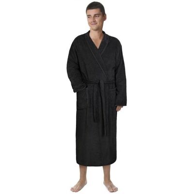 BELLATEX s.r.o. FROTÉ ŽUPAN pánský vel. XXL - černý BELLATEX s.r.o. FROTÉ ŽUPAN pánský vel. XXL - černý