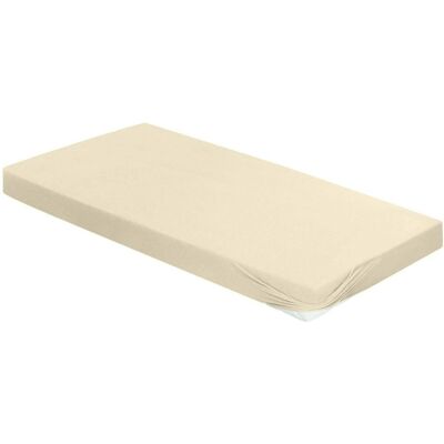 Bierbaum Jersey prostěradlo 90 × 200 cm béžové Bierbaum Jersey prostěradlo 90 × 200 cm béžové