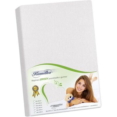 BELLATEX Jersey 180 × 200 cm, bílé BELLATEX Jersey 180 × 200 cm, bílé