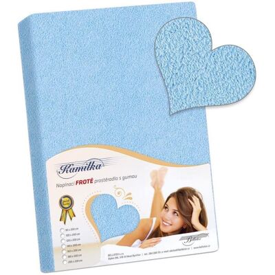 Bellatex Froté - 120 × 200 cm - světle modrá Bellatex Froté - 120 × 200 cm - světle modrá