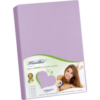 BELLATEX Jersey 90 × 200 cm, fialové BELLATEX Jersey 90 × 200 cm, fialové