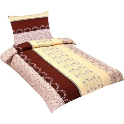 Bellatex Flanelové - 140 × 200, 70 × 90 cm - béžová kola Bellatex Flanelové - 140 × 200, 70 × 90 cm - béžová kola
