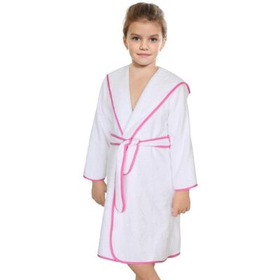 Bellatex Froté - vel. 5 - 7 let - bílý s růžovou stuhou Bellatex Froté - vel. 5 - 7 let - bílý s růžovou stuhou