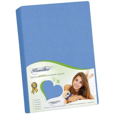 BELLATEX Jersey 90 × 200 cm, modré BELLATEX Jersey 90 × 200 cm, modré