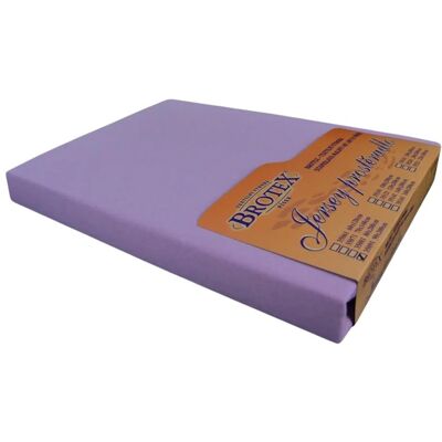Brotex Jersey prostěradlo světle fialové, 80 × 200 cm Brotex Jersey prostěradlo světle fialové, 80 × 200 cm