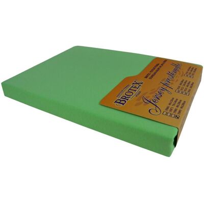 Brotex Jersey prostěradlo světle zelené, 180 × 200 cm dvojlůžko Brotex Jersey prostěradlo světle zelené, 180 × 200 cm dvojlůžko