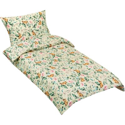 BELLATEX Povlečení Junior 90/003 zajíček v lupení 140 × 200 cm, 70 × 90 cm BELLATEX Povlečení Junior 90/003 zajíček v lupení 140 × 200 cm, 70 × 90 cm